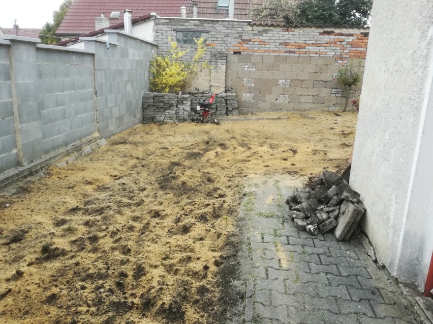 Pískování je již hotovo
